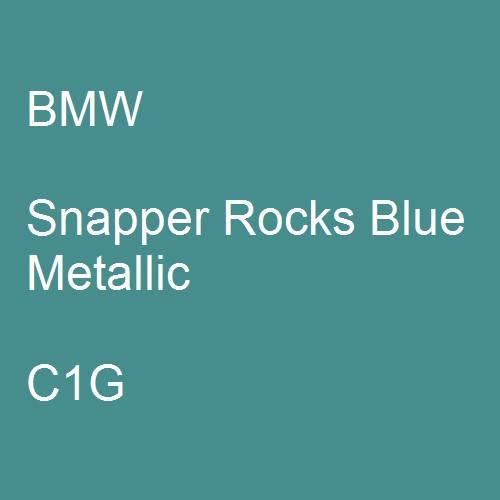 BMW, Snapper Rocks Blue Metallic, C1G.